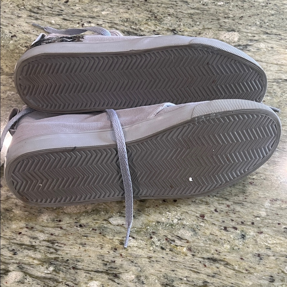 BANGS Shoes Hi Top Carolina Trees BLUE/GRAY Sneakers Unisex US M9 W10.5 - Picture 7 of 8